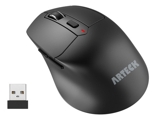 Ratón Inalámbrico Arteck 2.4g Con Receptor Nano Usb Mano Con