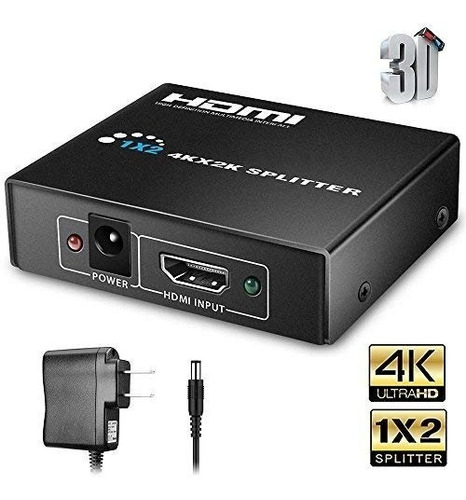 Splitter Hdmi 1 X 2 ,  2 Salidas , 1 Entrada