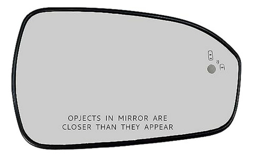 Espejo - Cristal De Espejo De Repuesto Del Lado Del Pasajero