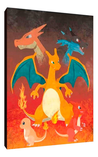 Cuadros Poster Pokemon Charmander Evolucion Xl 33x48 (chm 5)