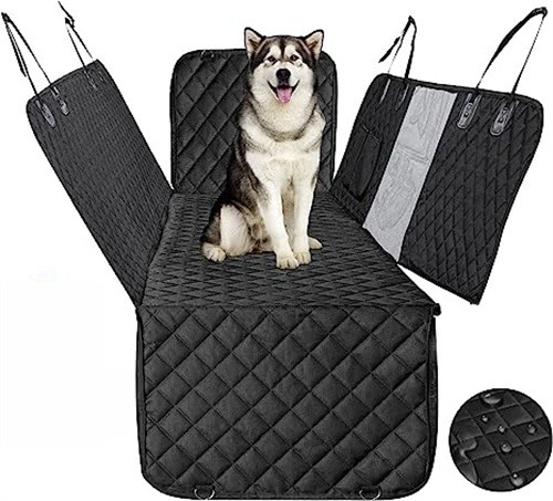 Cubre Asiento Impermeable Perro Mascota Alta Calidad Negro