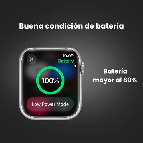 Apple Watch Series 7 Gps - Reacondicionado Grado A+ Correa Deportiva Azul - Caja De Aluminio Azul De 45mm (Reacondicionado)