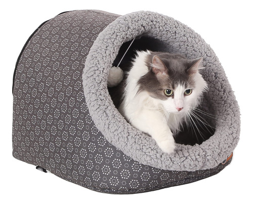 K&h Pet Products Thermo-pet Cave - Cama Para Gatos Sin Calef