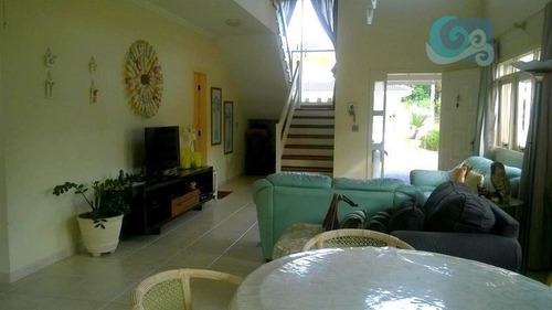 Imagem 6 de 10 de Casa À Venda Em Condomínio, Praia De Pernambuco - Guarujá. - Ca1477