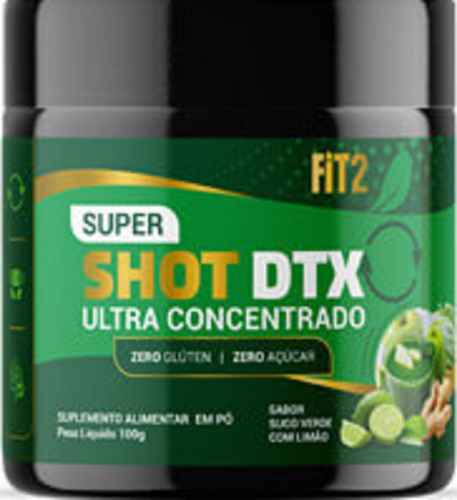 5 Gummy Ultra Em Goma + 5 Shot Vinagre De Maçã + Detox Green