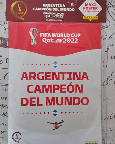 .- Inserto Argentina Campeon Del Mundo Qatar 2022 Panini