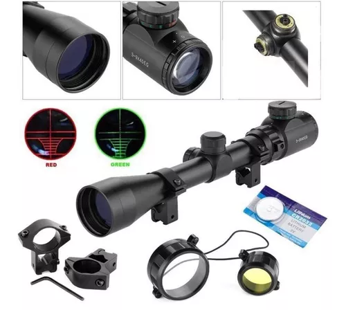 MIRA TELESCOPICA RIFLESCOPE 3-9X 40 E