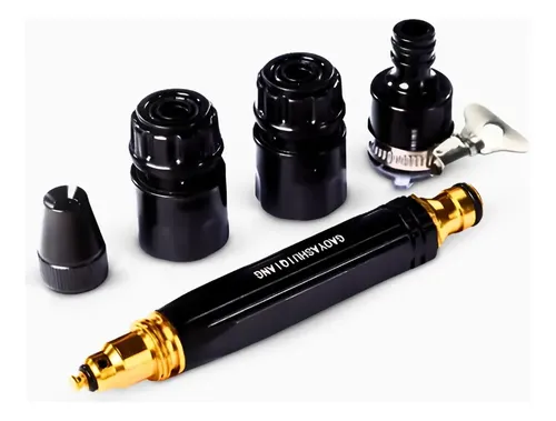 Bico Alta Pressão Jato Mangueira Água Kit 4 Pçs Lava Carro