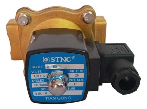 Valvula Solenoide Stnc 91179 Conexion 1 P Npt C/bobina 110 V