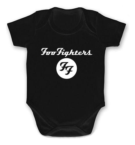 Mameluco Foo Fighters Body Bebe Rock Dave Nombre Y Logo