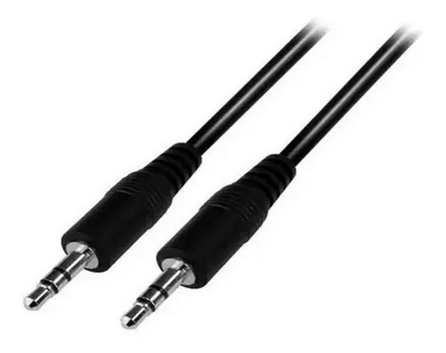 Imagen 1 de 2 de Cable Miniplug 3.5mm Conector Macho A Macho 2 Metros Kanji
