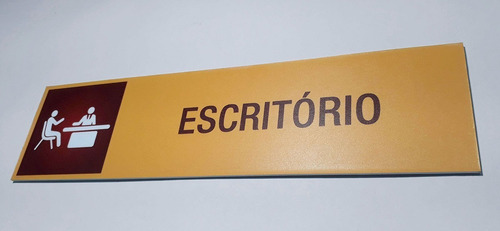 24 Placa Setor Identificação Sala Departamento Personalizada