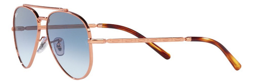 Lente De Sol Ray-ban New Aviator 0rb3625 Unisex New Aviator Plata Clear Gradient Blue Rose Gold Rose Gold
