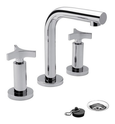 Imagen 2 de 3 de Combo Juego Griferia Baño Fv Triades Lavatorio Bidet