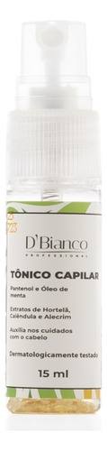 Tônico Capilar D'bianco Pantenol Óleo De Menta Spray Hortelã