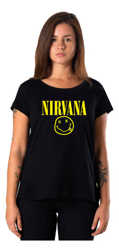 Remeras Mujer Nirvana Grunge |de Hoy No Pasa| 1v