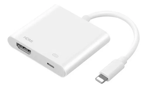 Adaptador Apple Lightning a AV Digital - Blanco