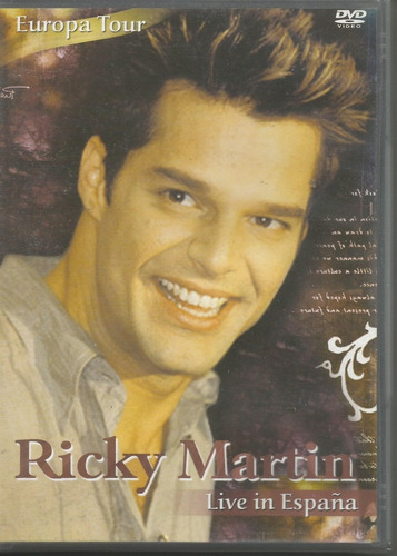 Dvd  Rick Martin  Live In España - Lacrado