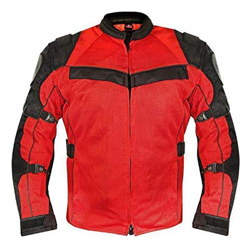 Chaqueta Deportiva De Motocicleta Xelement Cf8161 Roja