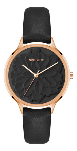 Reloj Nine West Black Collection Negro Nw2920rgbk Mujer