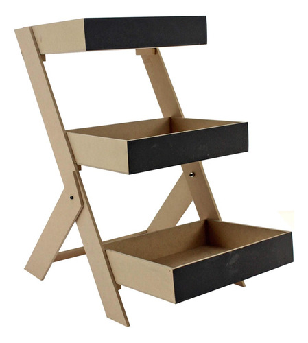 Mueble Madera Mdf 3cajas Con Pizarrón 46x24x41cm Mylin 1pz