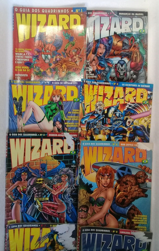 Wizard Guia Dos Quadrinho Do N° 1 A N°15 Um Lote De 14 Gibis (Usado)