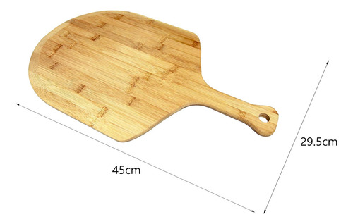 De Pizza De Bambu Com Alça Confortável Placa De