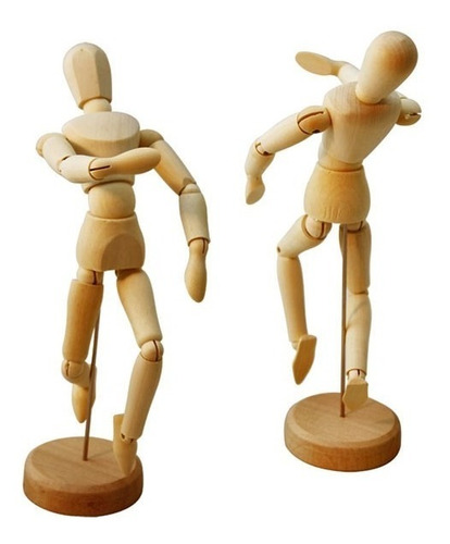 Figura Humana Articulada Madera Estudio Dibujo 32cm