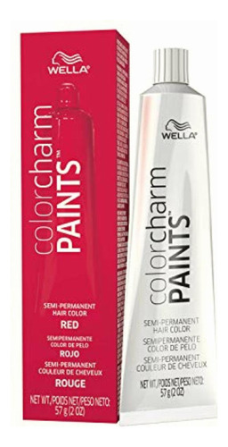 Wella Paints Red Semi Permanent Hair Color Red