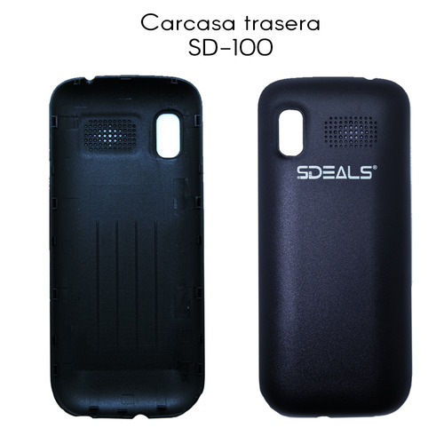 Carcasa Trasera  Para Telefono Sdeals Sd-100 Negra Pack 24