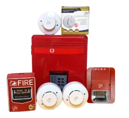 Kit De Alarma Contra Incendio Centralizado Linea Pro 