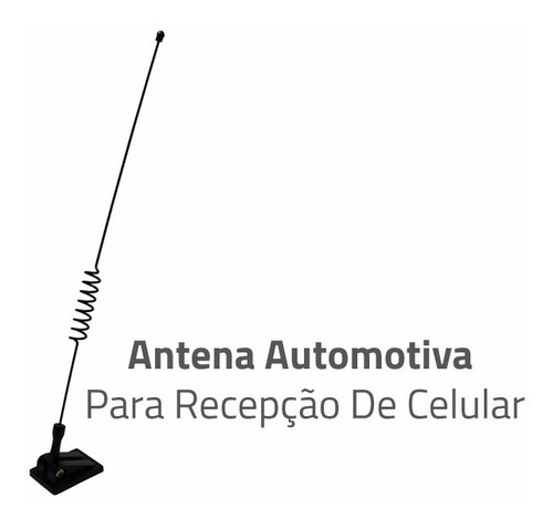 Antena Automotiva Para Recepção De Celular Universal Metal