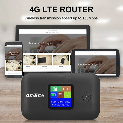 Enrutador A8 4g Lte Inalámbrico Wifi, Módem Portátil, 3000 M