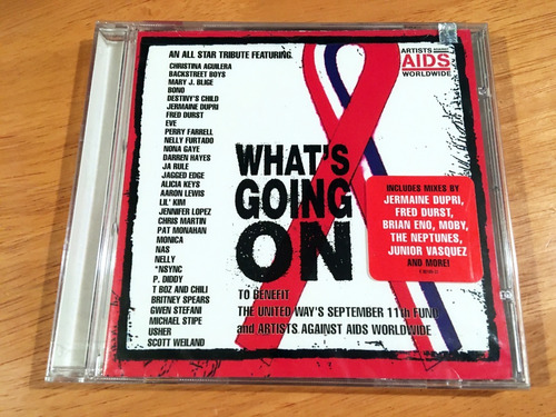 What's Going On Cd Remixes Tributo Sellado U2 Bono Usa 2001