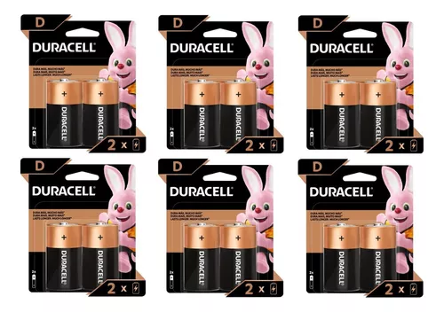 Pack de 2 pilas Grandes D - Duracell