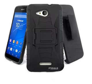 Funda Case Sony Xperia Rudo Protector Con Clip Extra