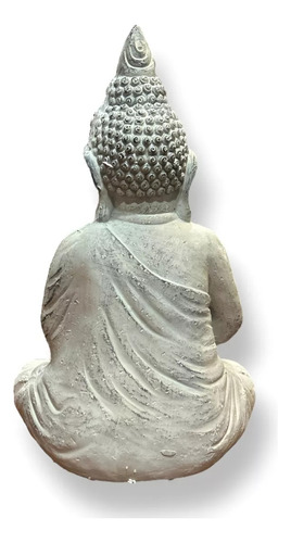 Buda Zen Exterior Jardín Estatua Relajación Grande 60cm Deco