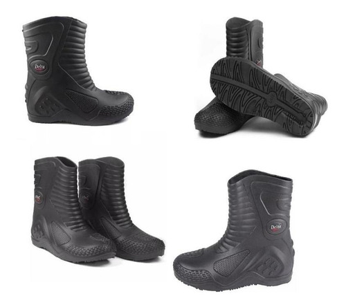 Imagem 2 de 6 de Bota Impermeável Motociclista Delta Motoqueiro Cano Curto