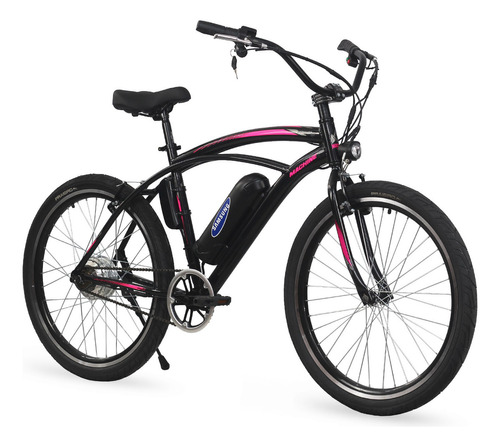 Machine Motors Beach bicicleta elétrica 350w preto/rosa