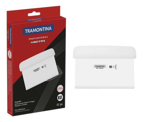 Raspador 4x6 Tramontina Professional Con Lámina En Acero Ino Color Blanco