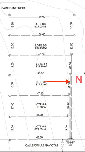 Sitios 800m2 Las Gaviotas Planos Concon