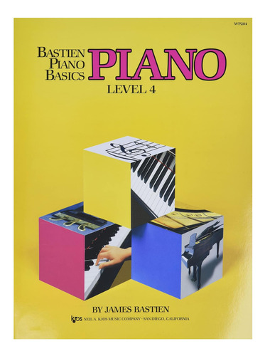 Libro: Wp204 Bastien Piano Basics Nivel 4