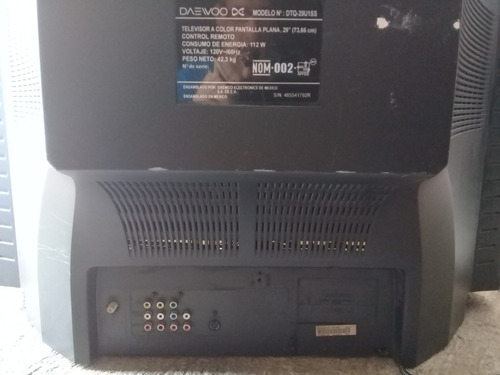 Imagen 3 de 5 de Venta Televisor 29 Daewoo Para Repaar