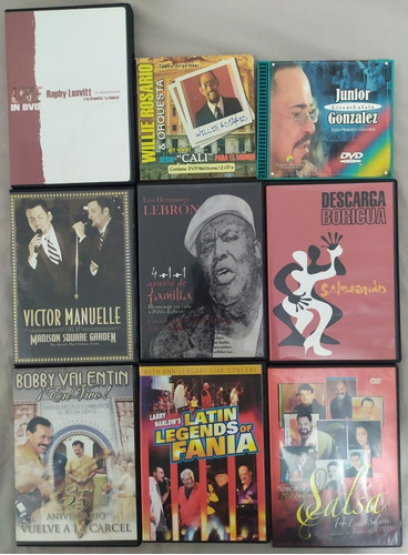 Dvd Original, Salsa, Usados 