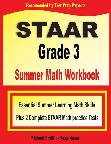 Libro: Staar Grade 3 Summer Math Workbook: Essential Summer 