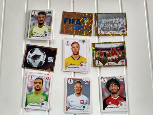 Lote De 10 Figuritas Rusia 2018 Panini Mundial Russia