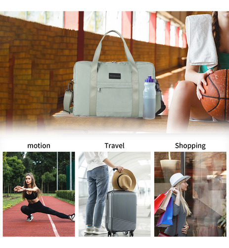 Bolsa De Viaje Grande, Bolsa De Gimnasio Expandible, Para Ll