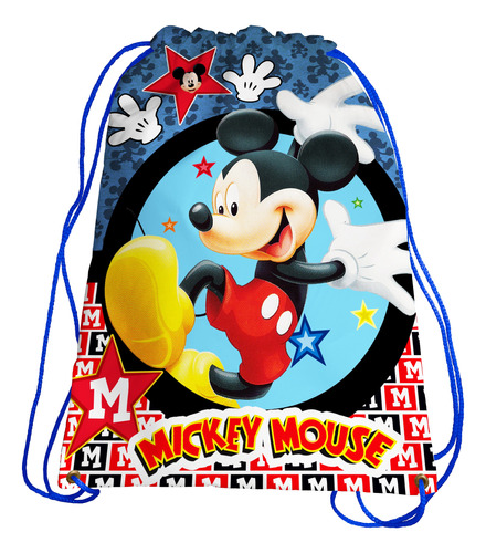 15 Morralito Dulcero Recuerdo Fiesta Infantil Minnie Mickey 