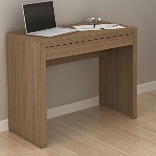 Escritorio Pc Con Cajon Hogar U Oficina Moderno Me4107 Color Blanco
