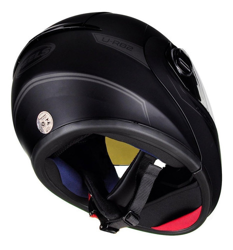 Imagem 5 de 6 de Capacete Peels Urban New Classic Preto Fosco